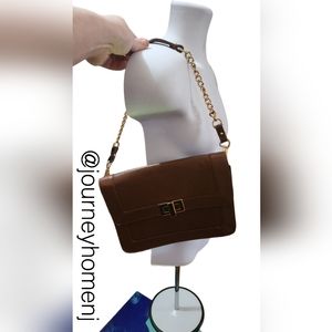 Authentic Rebecca Minkoff Light Brown Shoulder Bag with Gold Hardware